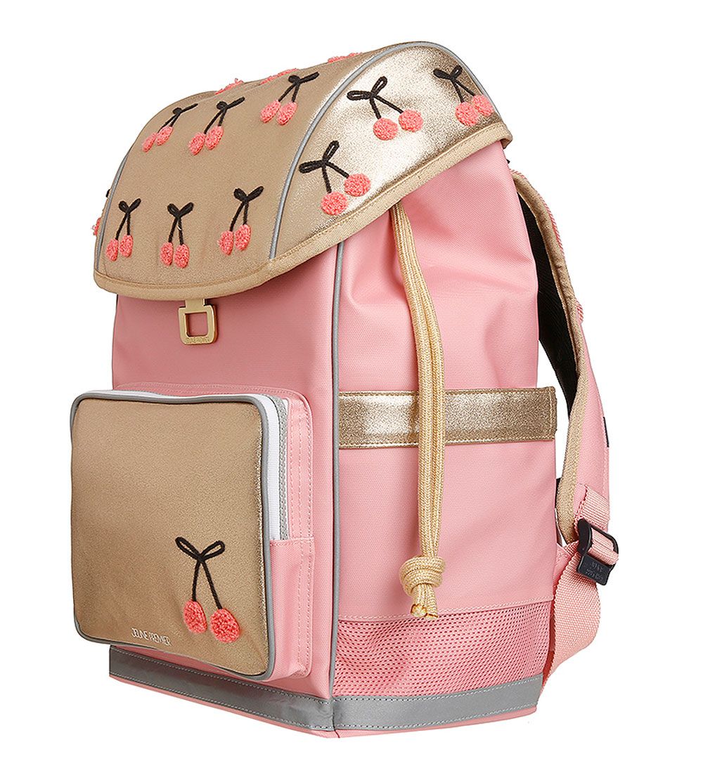 Jeune Premier School Backpack - Cherry Pompom