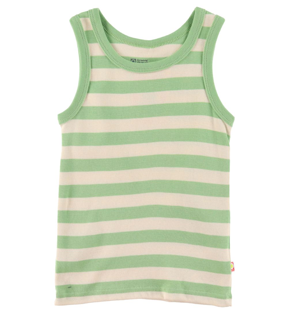 Sous-pull Katvig - Vert/Blanc Rayures