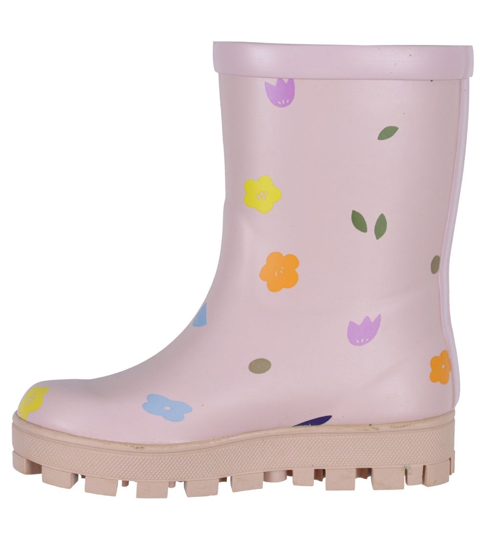Rubber Duck Rubber Boots - Lilac w. Flowers