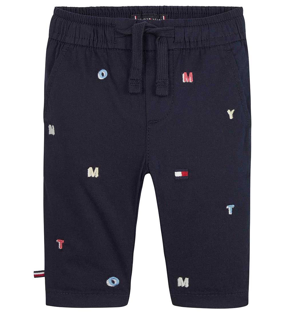 Tommy Hilfiger Trousers - Tommy Embr - Desert Sky