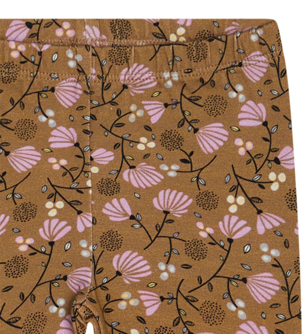Noa Noa miniature Leggings - Baby KittyNNM - Print Brown/Purple