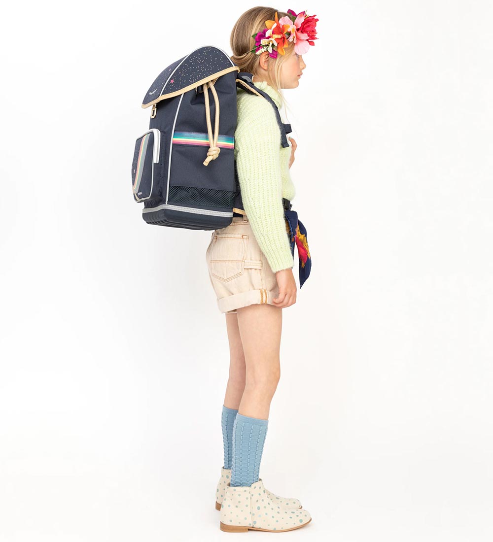 Jeune Premier School Backpack - Unicorn Gold