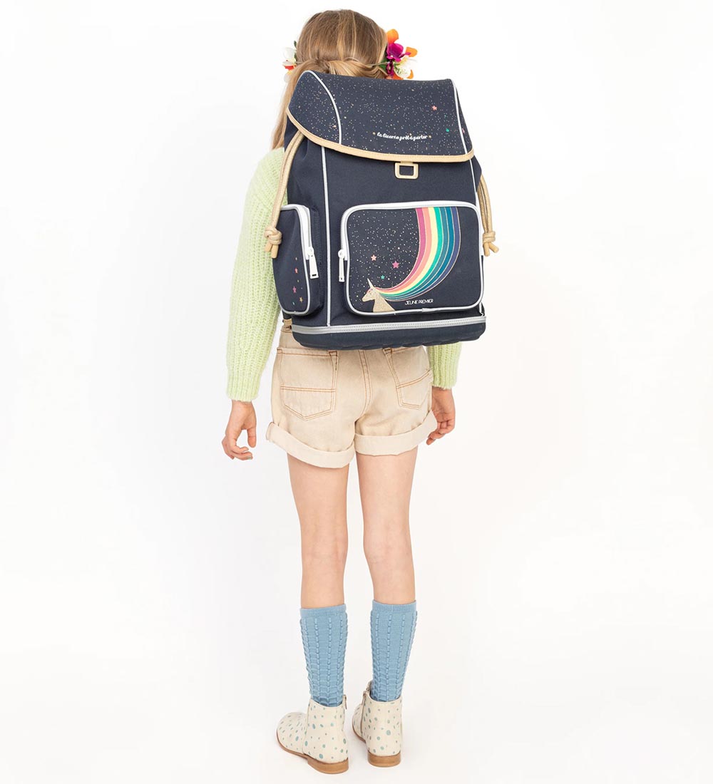 Jeune Premier School Backpack - Unicorn Gold