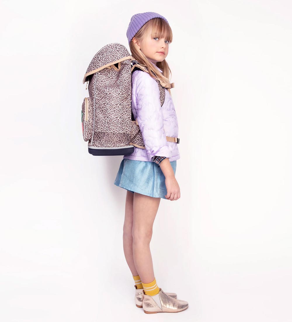 Junger Premier Schulranzen - Leopard Cherry