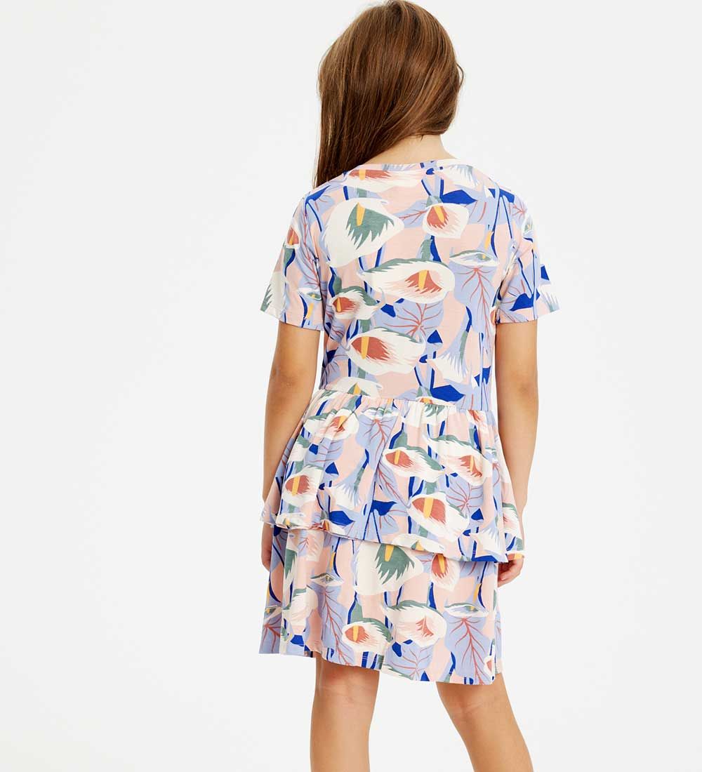 The New Dress - TnGwyneth - Peach Beige Flower Aop