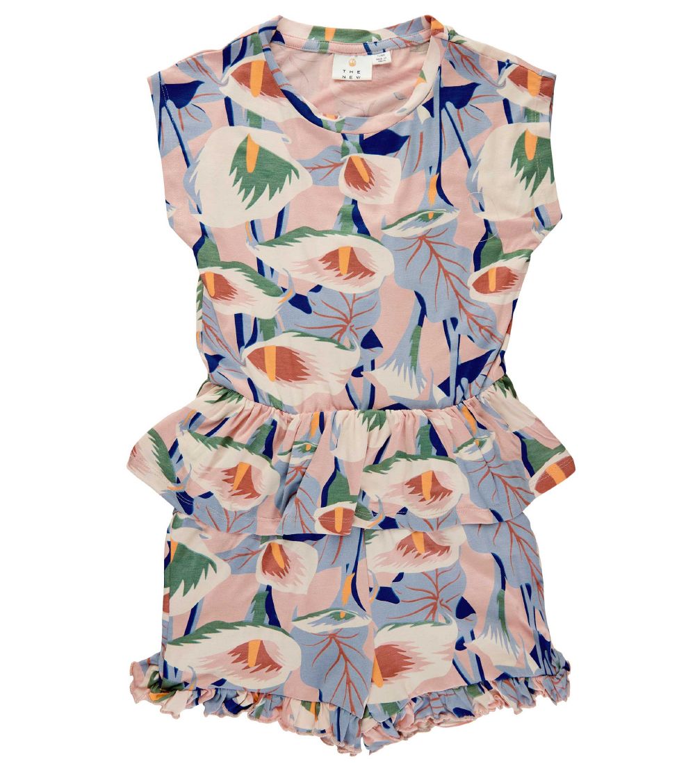 The New Jumpsuit - TnGwyneth - Peach Beige Flower Aop