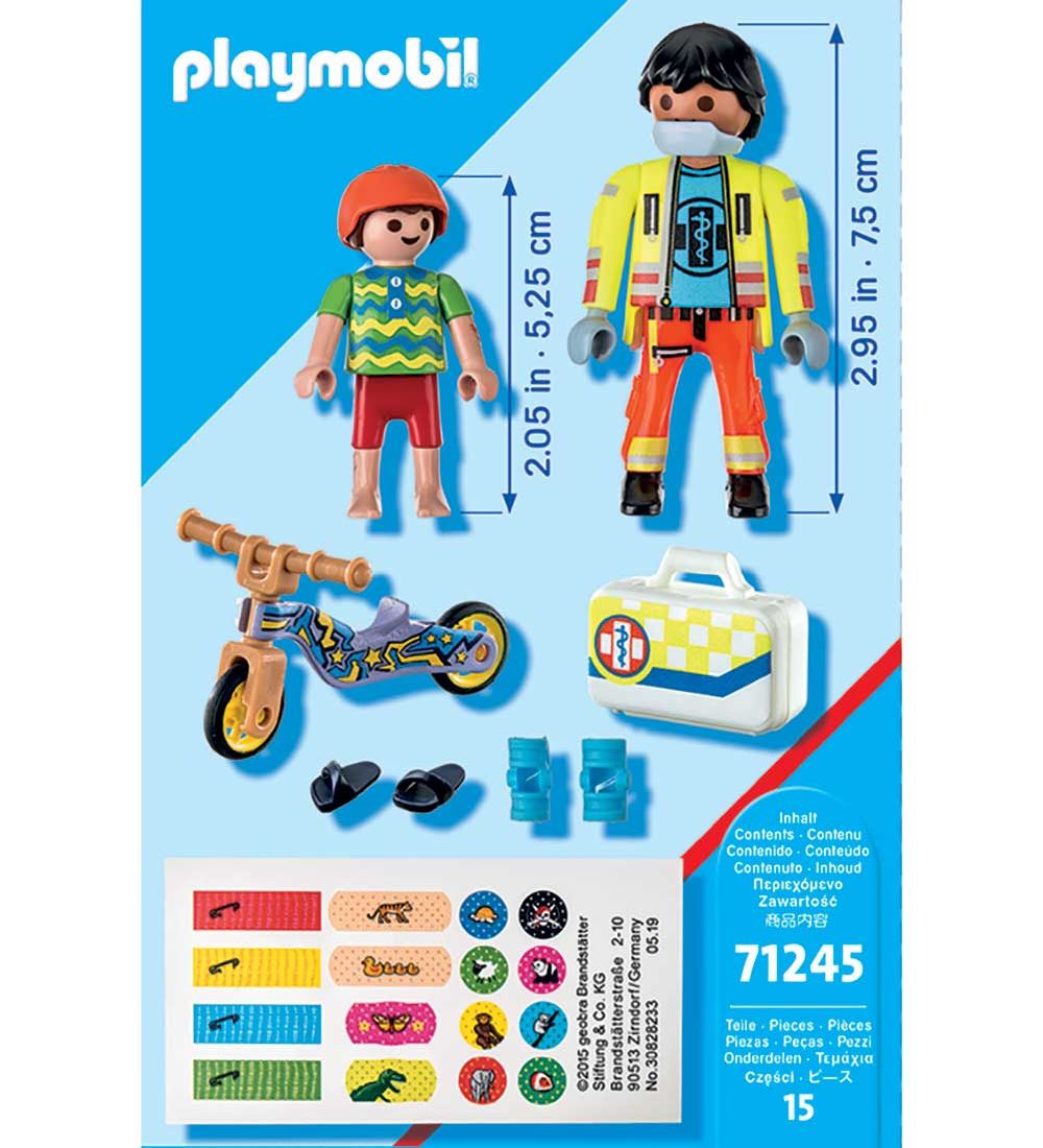 - Médecin Playmobil City Life - 71245 - 15 Parties