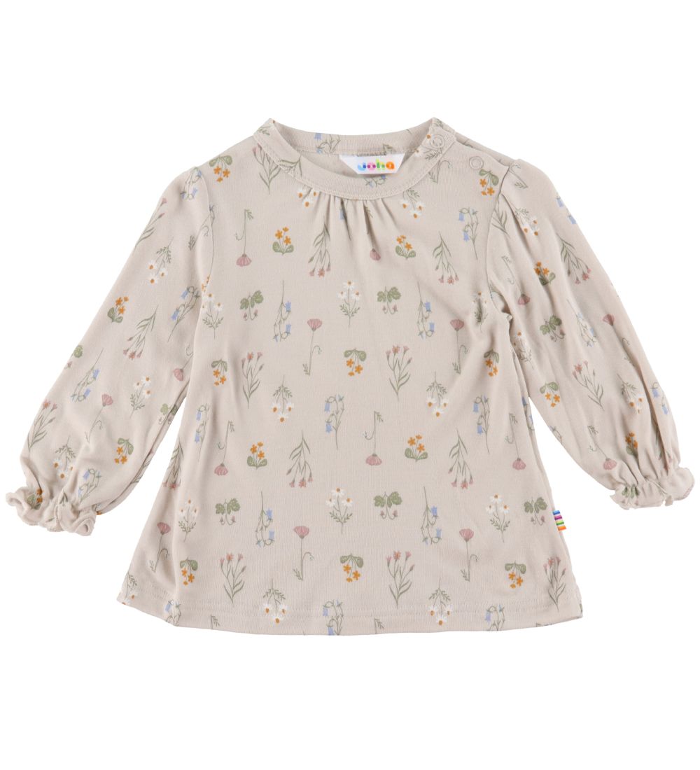 Joha Blouse - Bamboo - Beige w. Print