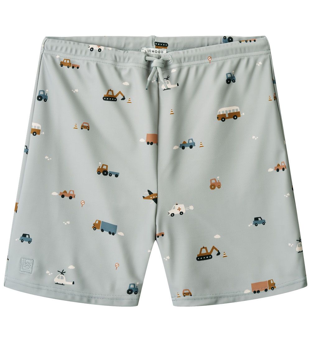 Liewood Badehose - UV40+ - Otto - Fahrzeuge/Dove Blue