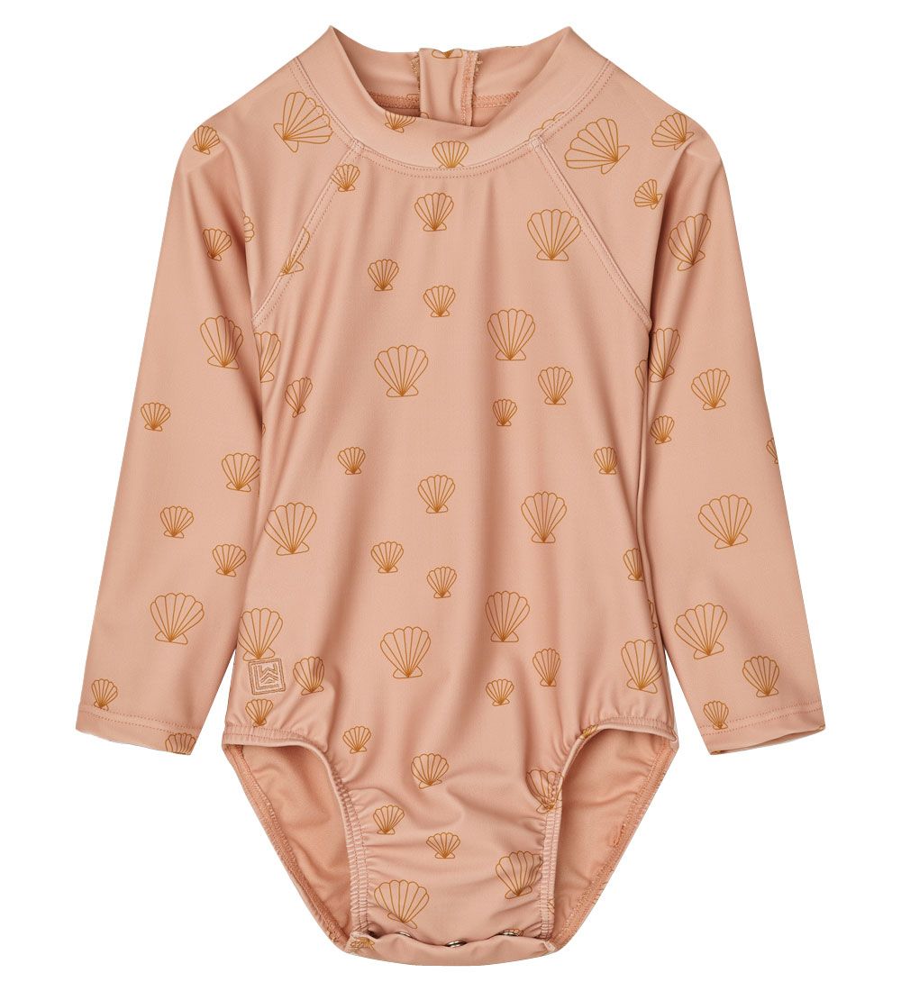 Liewood Swimsuit - Baby - Maxime - UV40+ - Seashell/Pale Tuscan