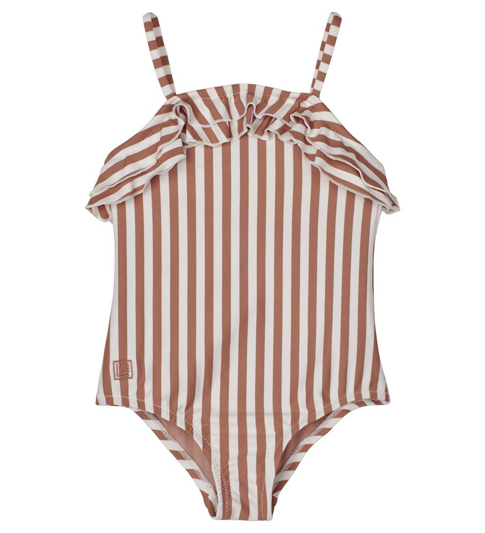 Liewood Swimsuit - Josette - UV40+ - Stripe Tuscany Rose/Cream
