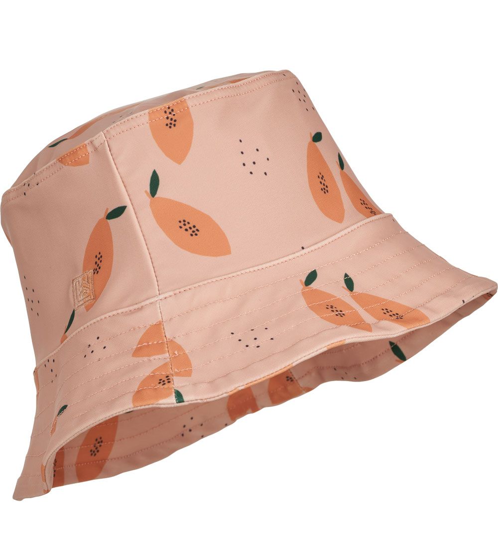Liewood Bucket-hattur - Matty - UV40+ - Papaya/Pale Toskana