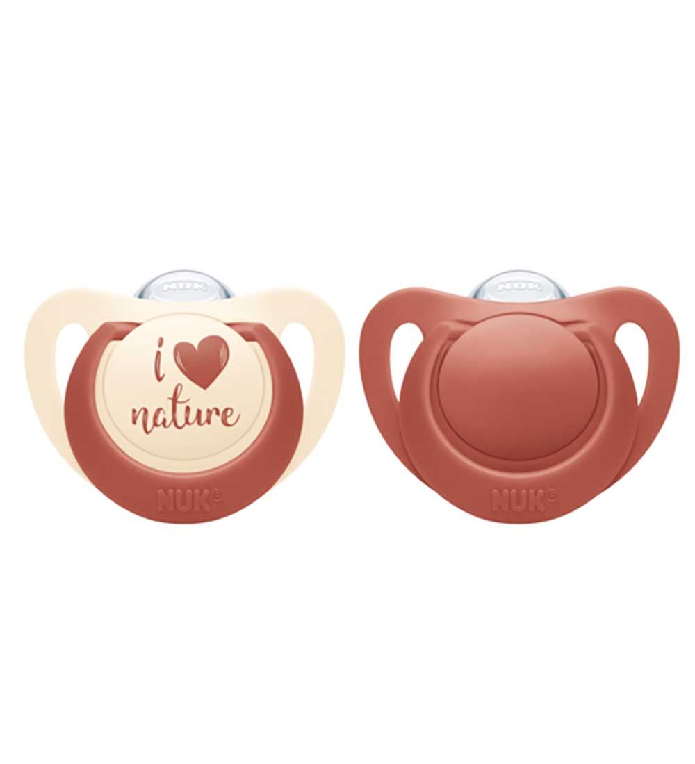 Nuk Pacifiers - For Nature - 2-Pack - Red
