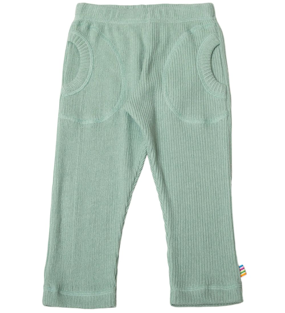 Joha Trousers - Knitted - Turquoise