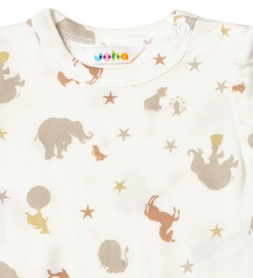 Joha Summer Romper - White w. Print