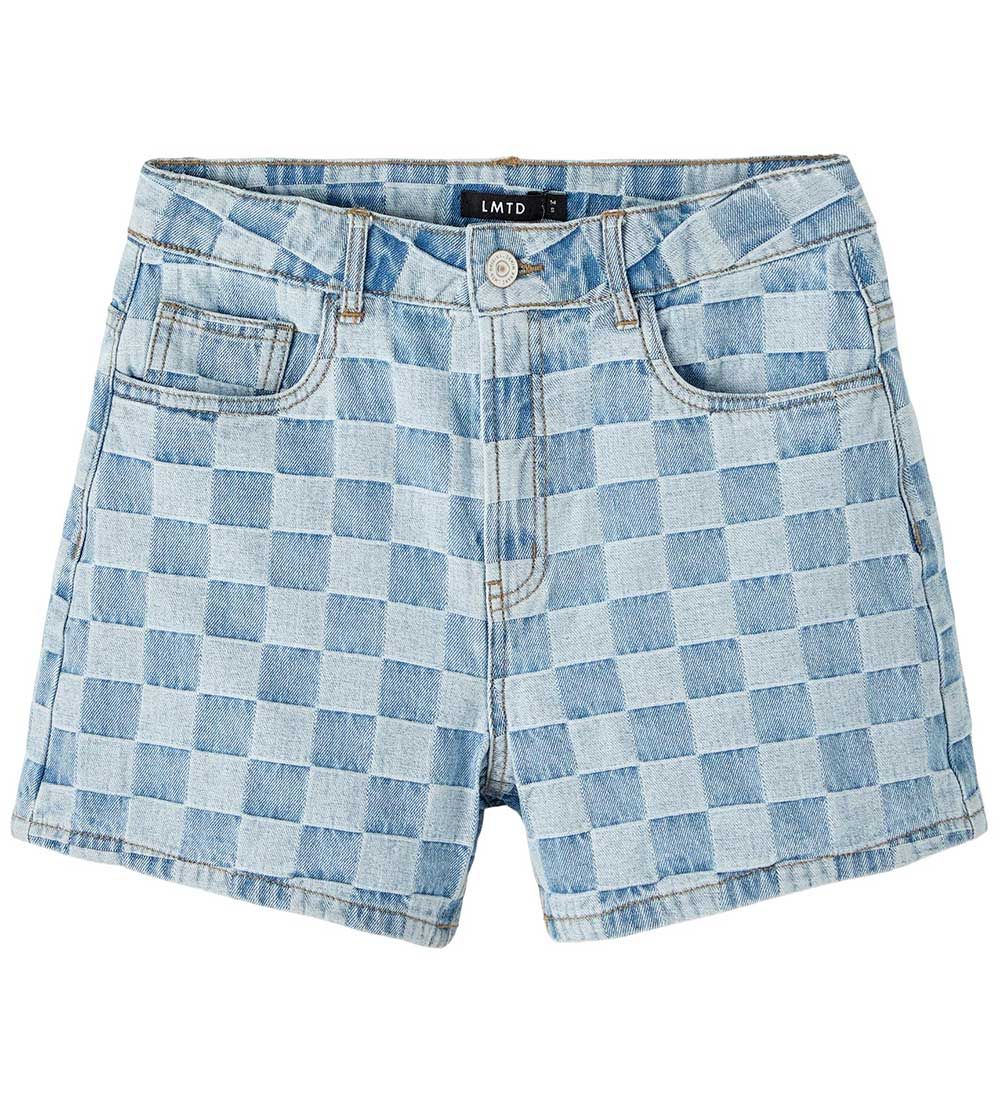 LMTD Shorts - NlfCheckizza - Medium+ Blue Denim/Checks