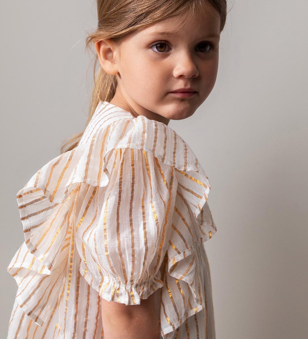 MarMar Dress - Dailyn - Gold Stripes