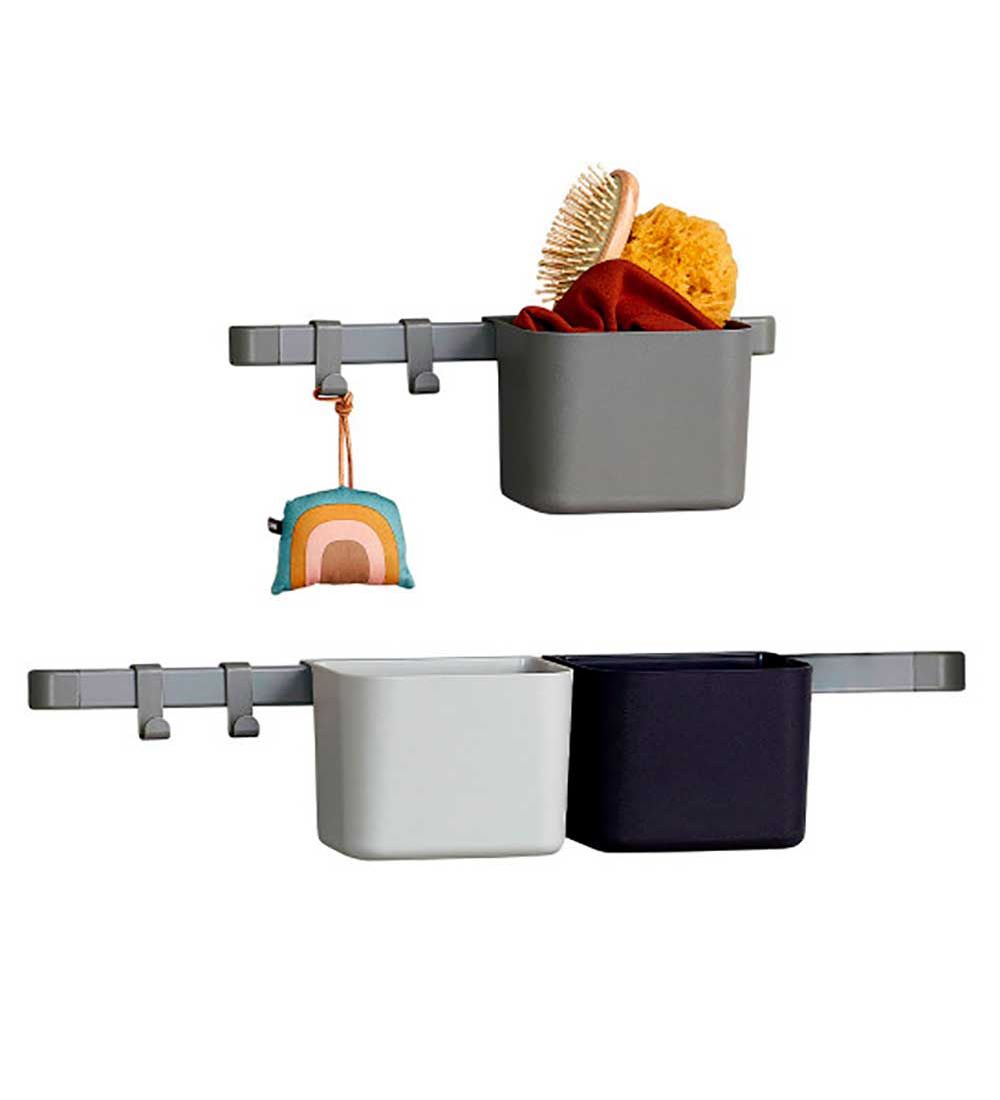 Leander Storage - 3 pcs/1 Long Rail/1 Card Rail - Dusty