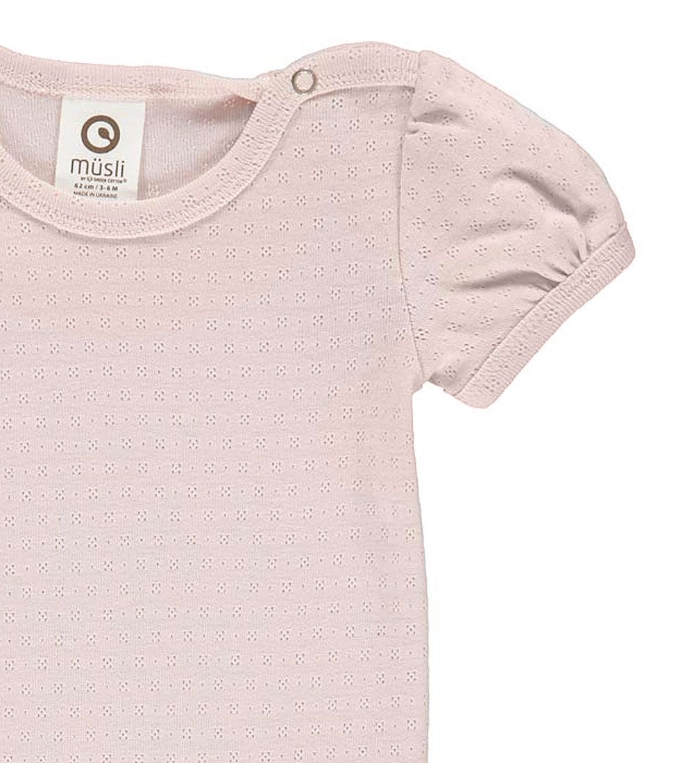 Müsli Bodysuit s/s - Pointel - Rose Moon