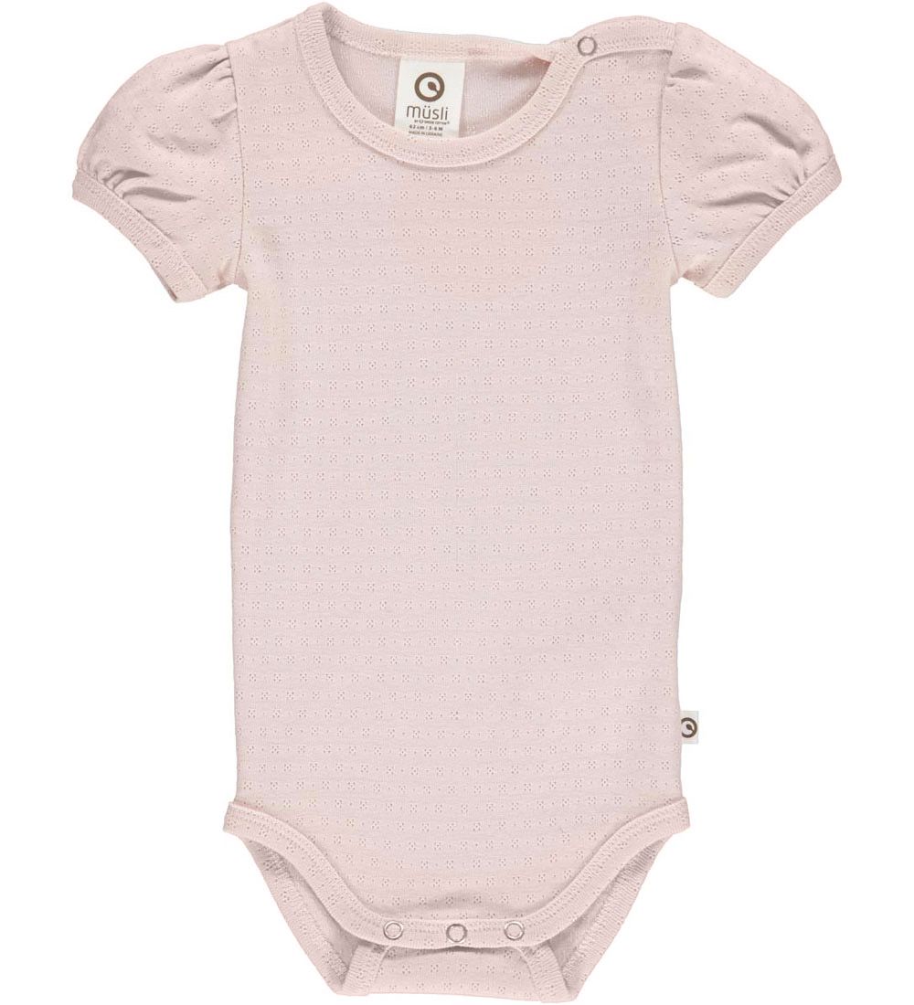 Müsli Bodysuit s/s - Pointel - Rose Moon