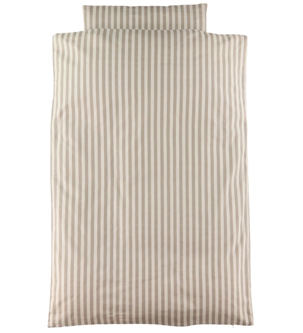 Pine Cone Bedding - Baby - Mushroom Stripe