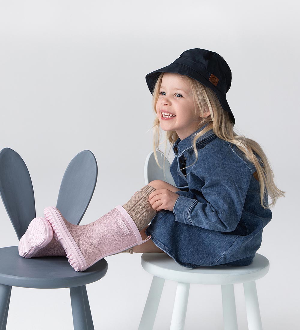 Bundgaard Rubber Boots - Charly High - Rose Sparkle