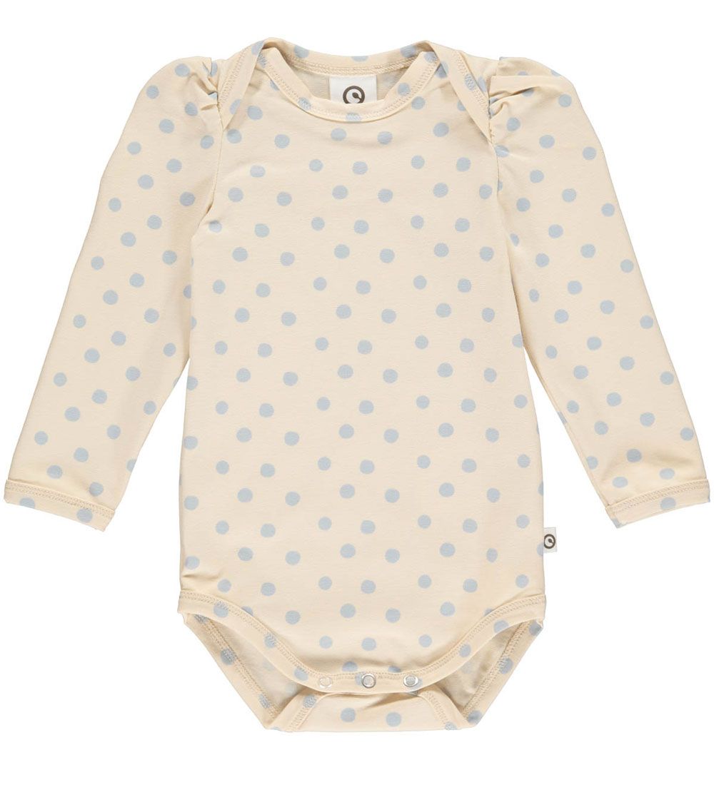 Msli Bodysuit l/s - Dot - Buttercream