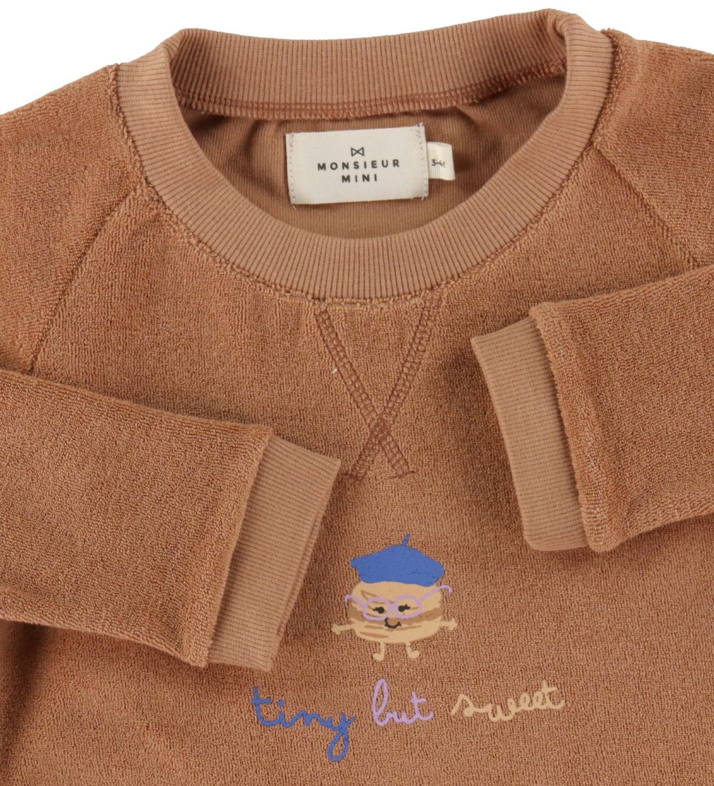 Monsieur Mini Sweatshirt - Terry - Almond