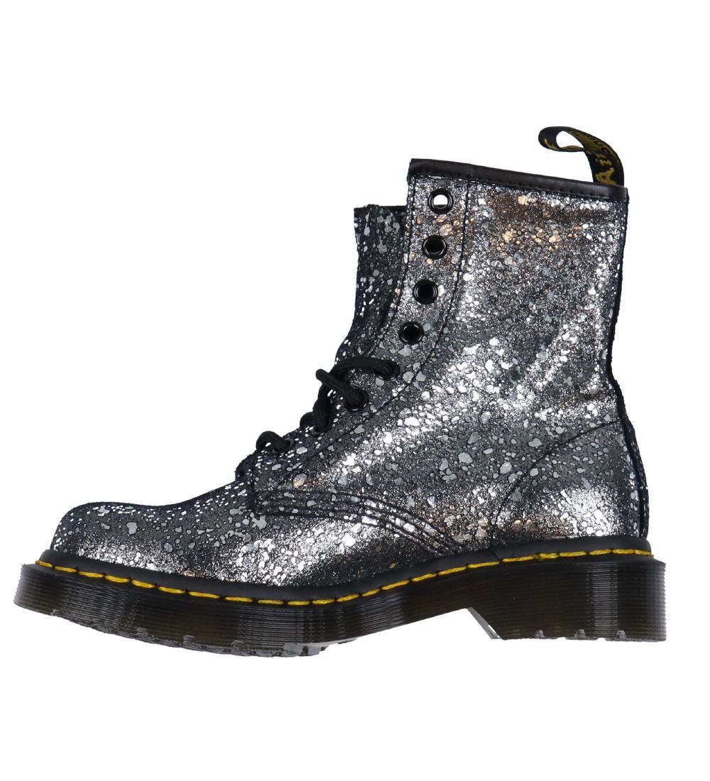 Dr. Martens Kängor - 1460 Metalic Färg Splatter - Svart