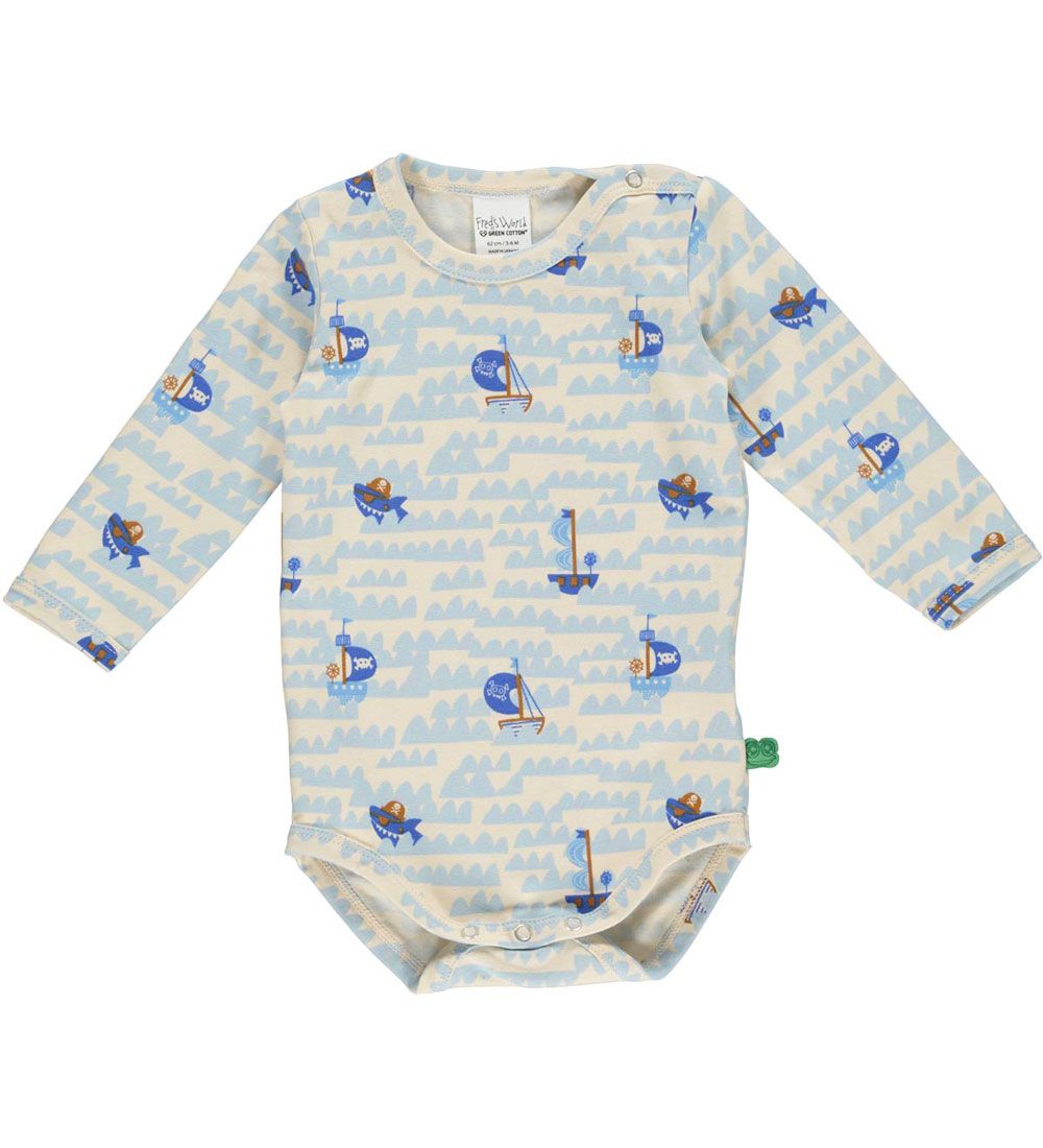 Freds World Bodysuit l/s - Pirate - Buttercream