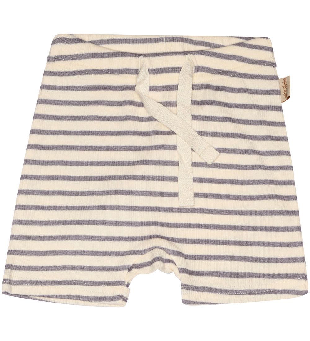 Petit Piao Shorts - Modaal - Rib - Dusty Lavender/Off White