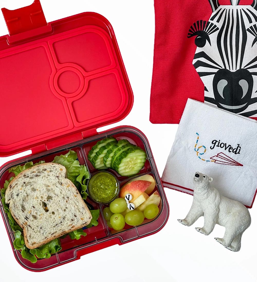 Yumbox Lunchbox w. 4 Room - Bento Panino - Roar Ed