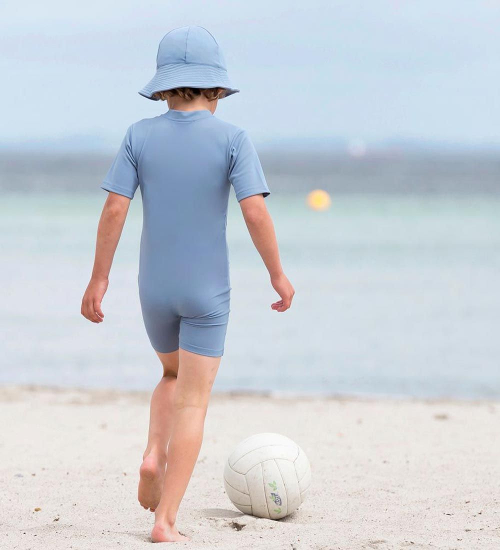 Petit Crabe Coverall Swimsuit - Noe - UV50+ - Petrol