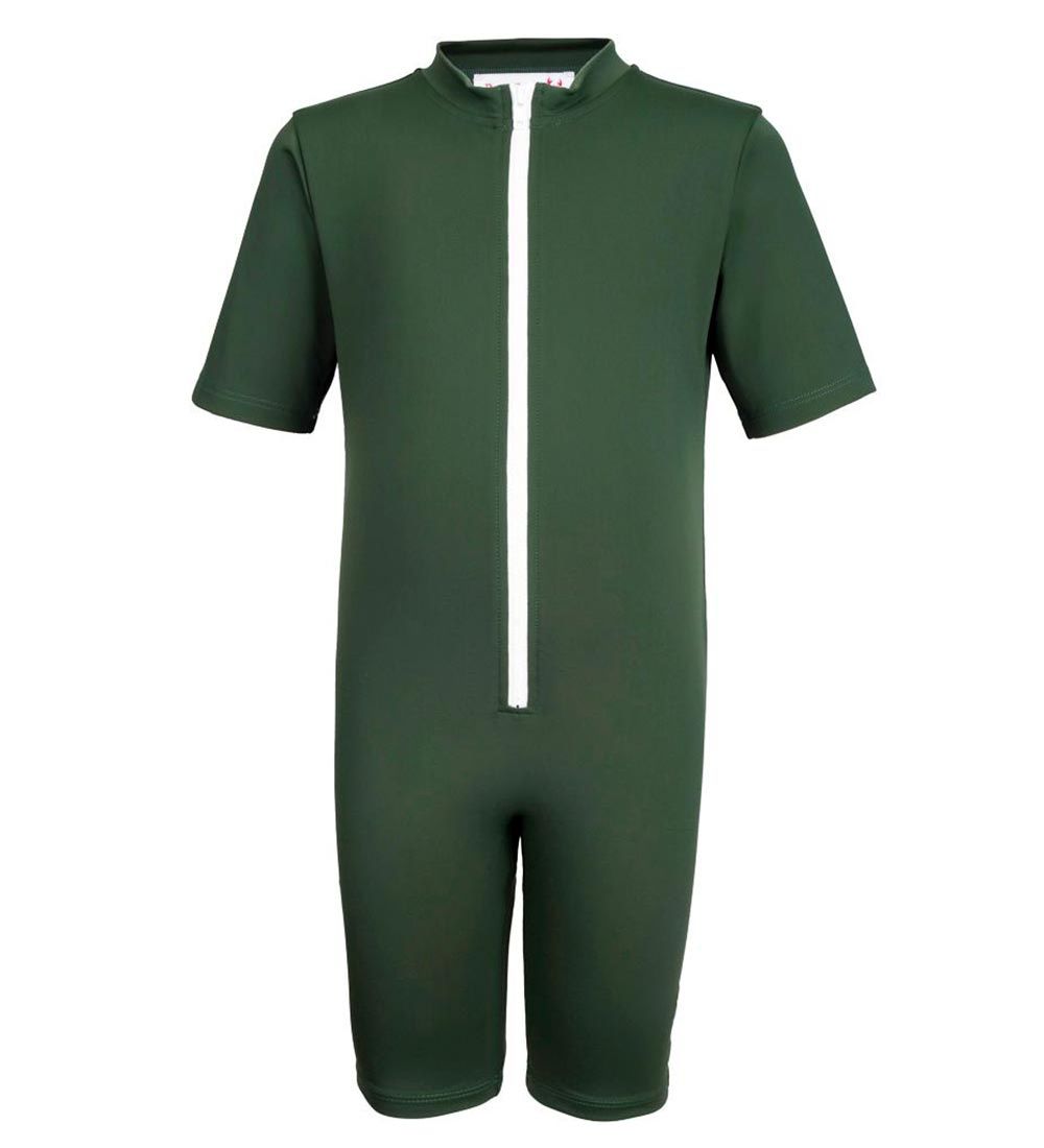 Petit Crabe Coverall Swimsuit - Noe - UV50+ - Forest