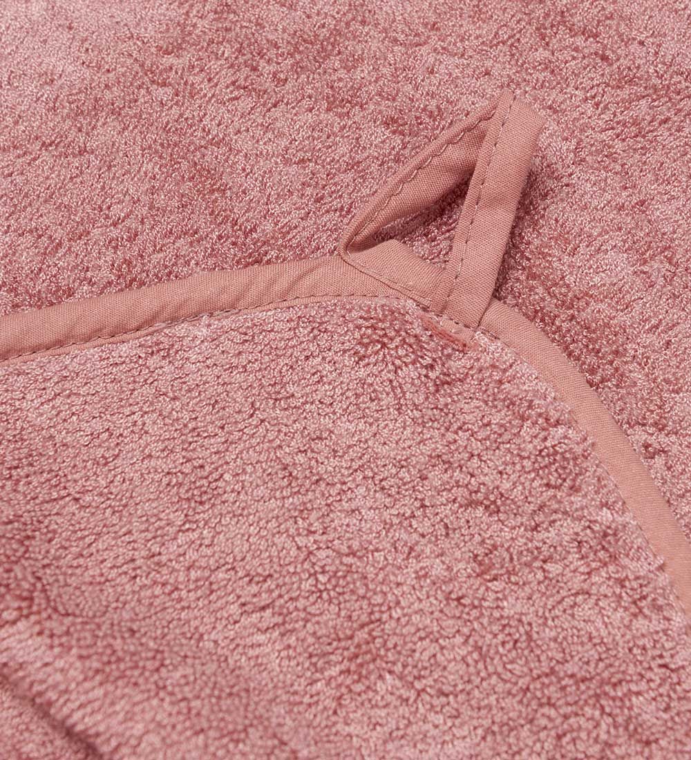 Pippi Baby Baby towel - 83x83 cm - Old Rose