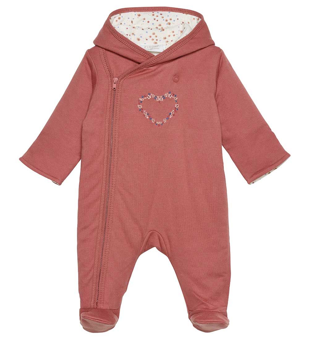 Fixoni Pramsuit w. Feet - Withered Rose