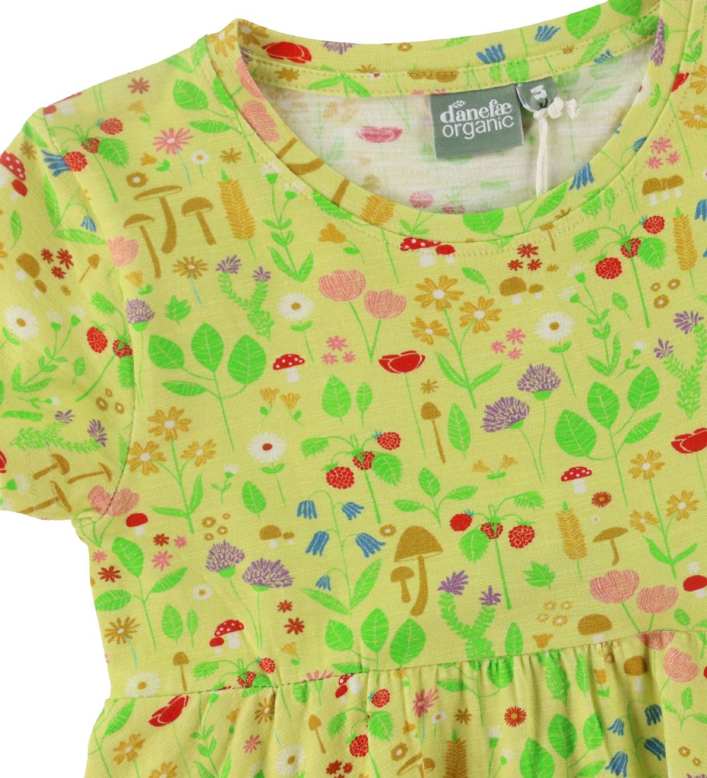 Danefæ Dress - Danelollipop - Pale Yellow BOTANICAL