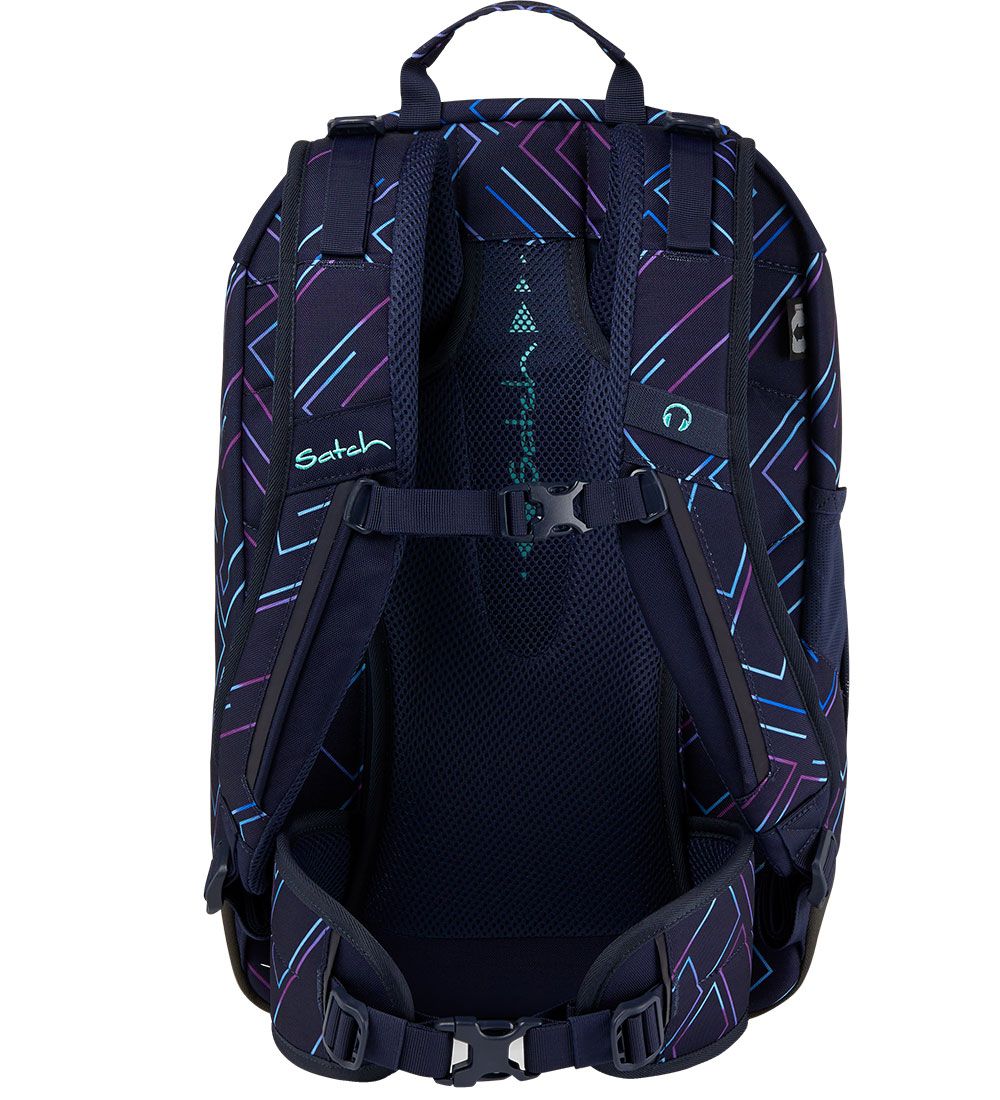 Satch School Backpack - Air - Purple Laser