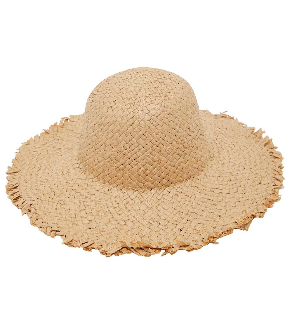 Lil' Atelier Beach hat - NmfFenjo - Straw/White Pepper