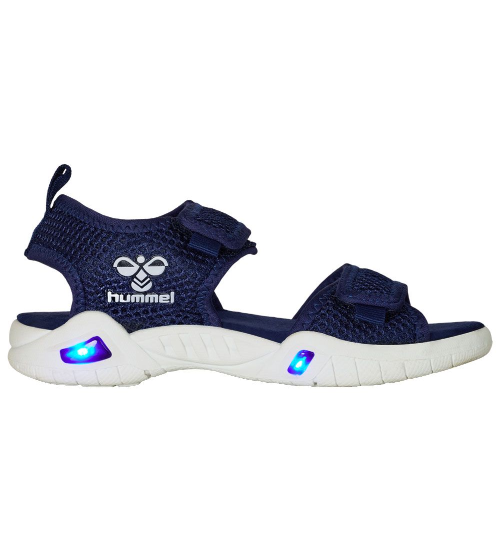 Hummel Sandalen m. Licht - Flash - Navy Peony