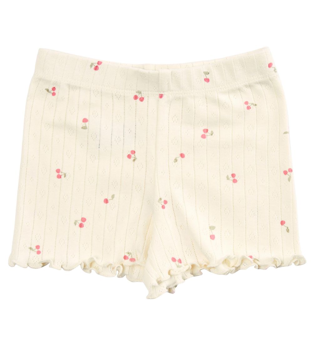 Petit Town Sofie Schnoor Shorts - Antique White w. Cherries