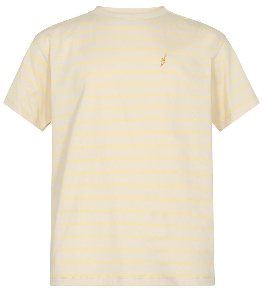 Sofie Schnoor Girls T-shirt w. Stripes - Light Yellow