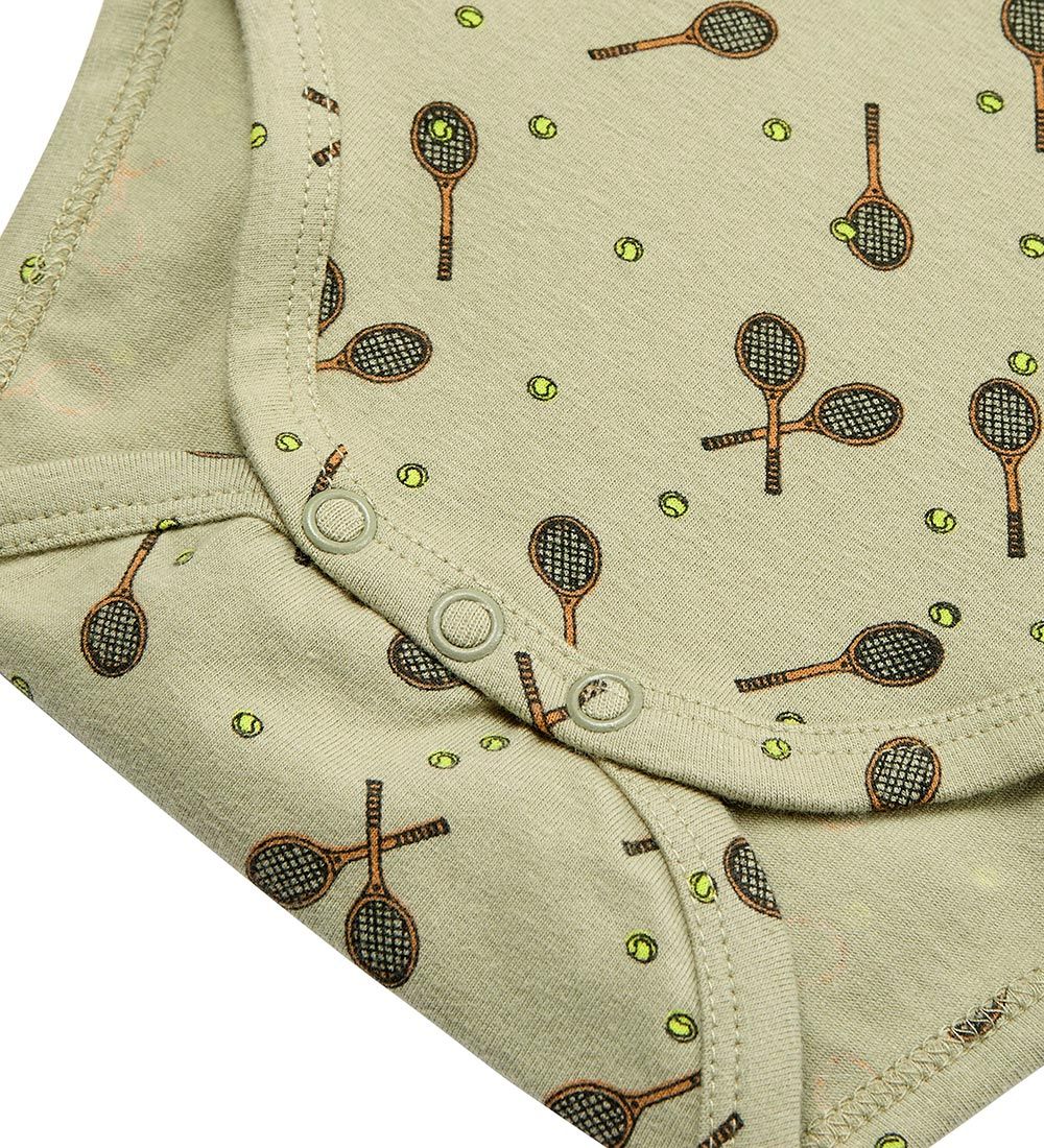 Petit by Sofie Schnoor Bodysuit k/æ - Green w. Racket