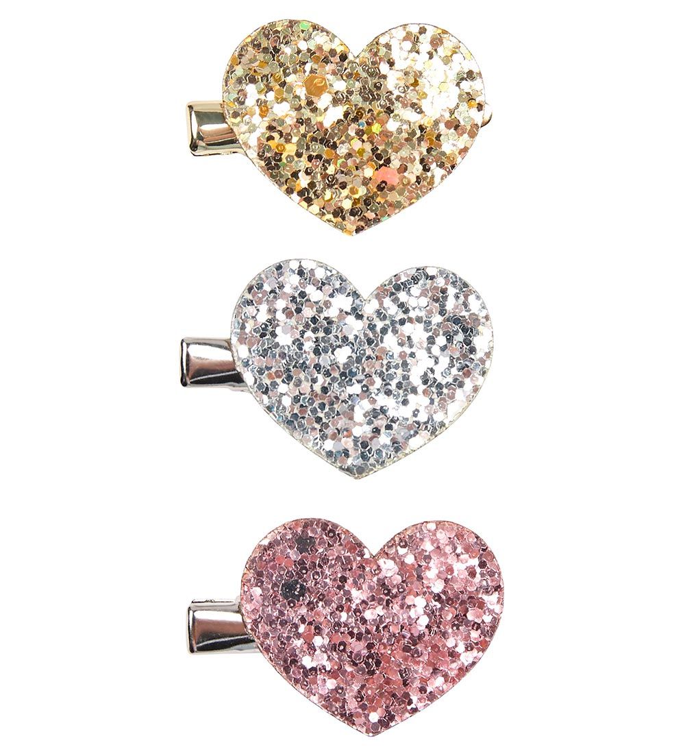 Petit by Sofie Schnoor Hair Clips - 3-Pack - Gold/Silver/Rose