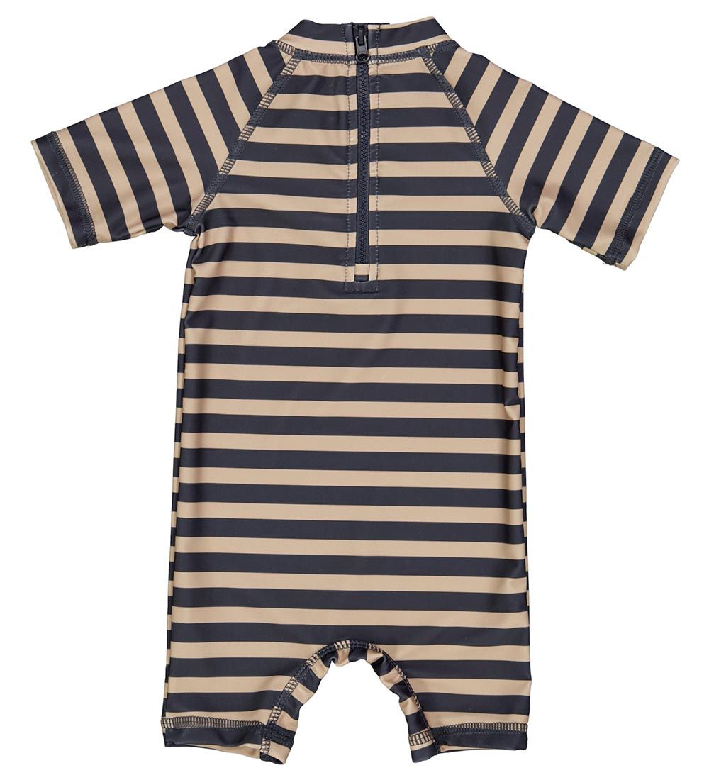 Wheat Coverall Swimsuit - Cas - UV40+ - Ink Stripe