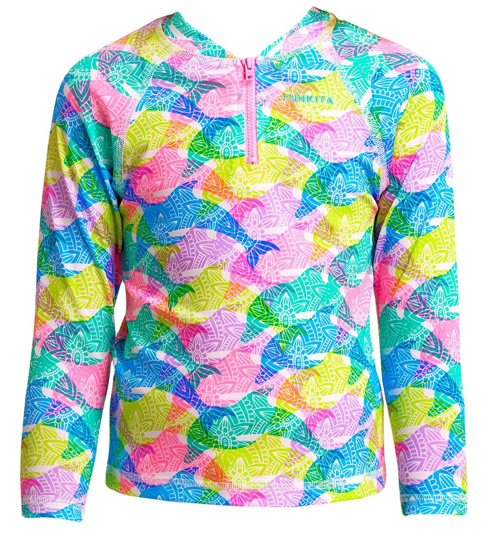 Funkita Swim Top - UV50+ - Zippy Rash - Pastel Porpie