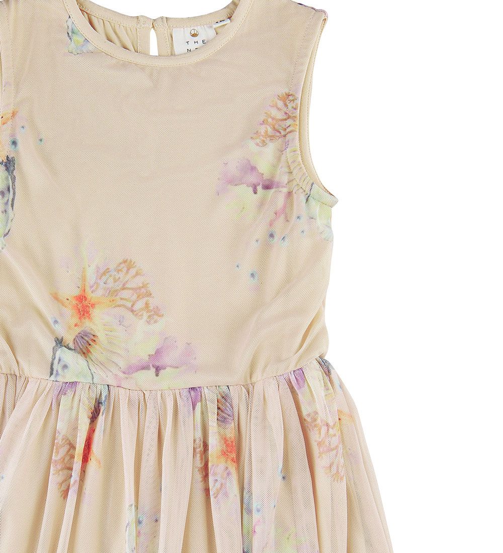 The New Dress - TnGigi - White Swan Coral AOP
