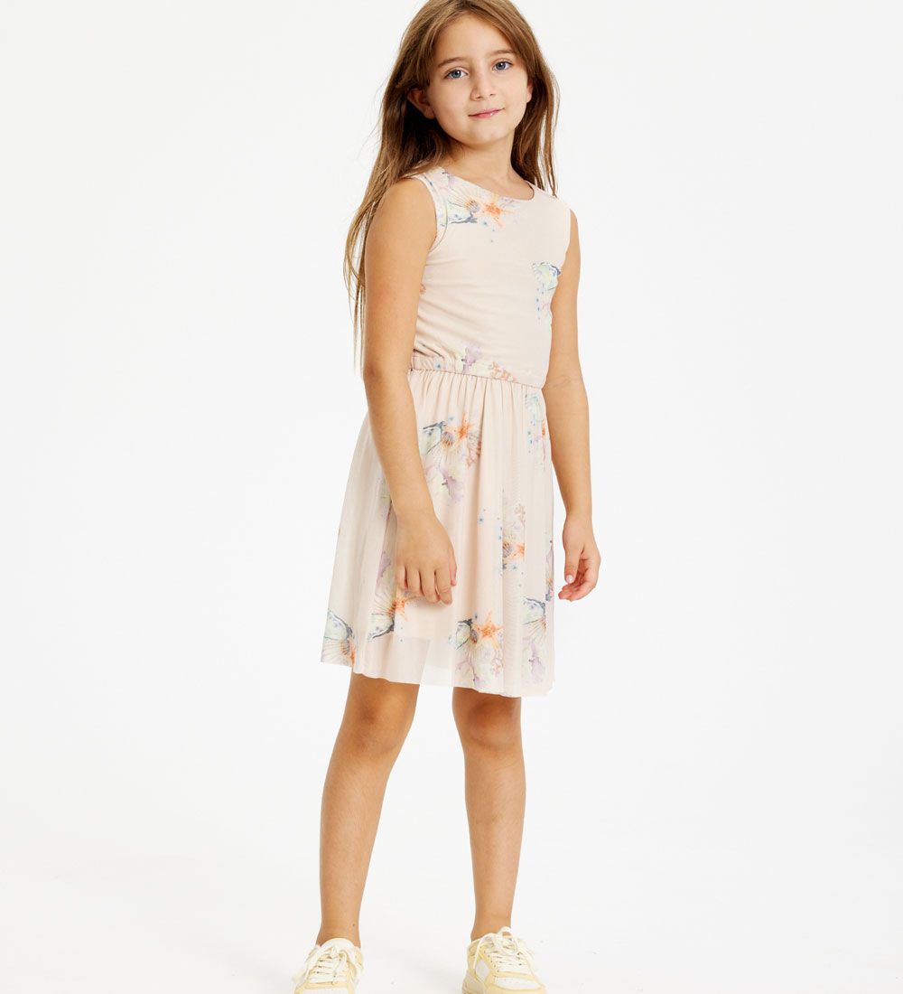 The New Dress - TnGigi - White Swan Coral AOP