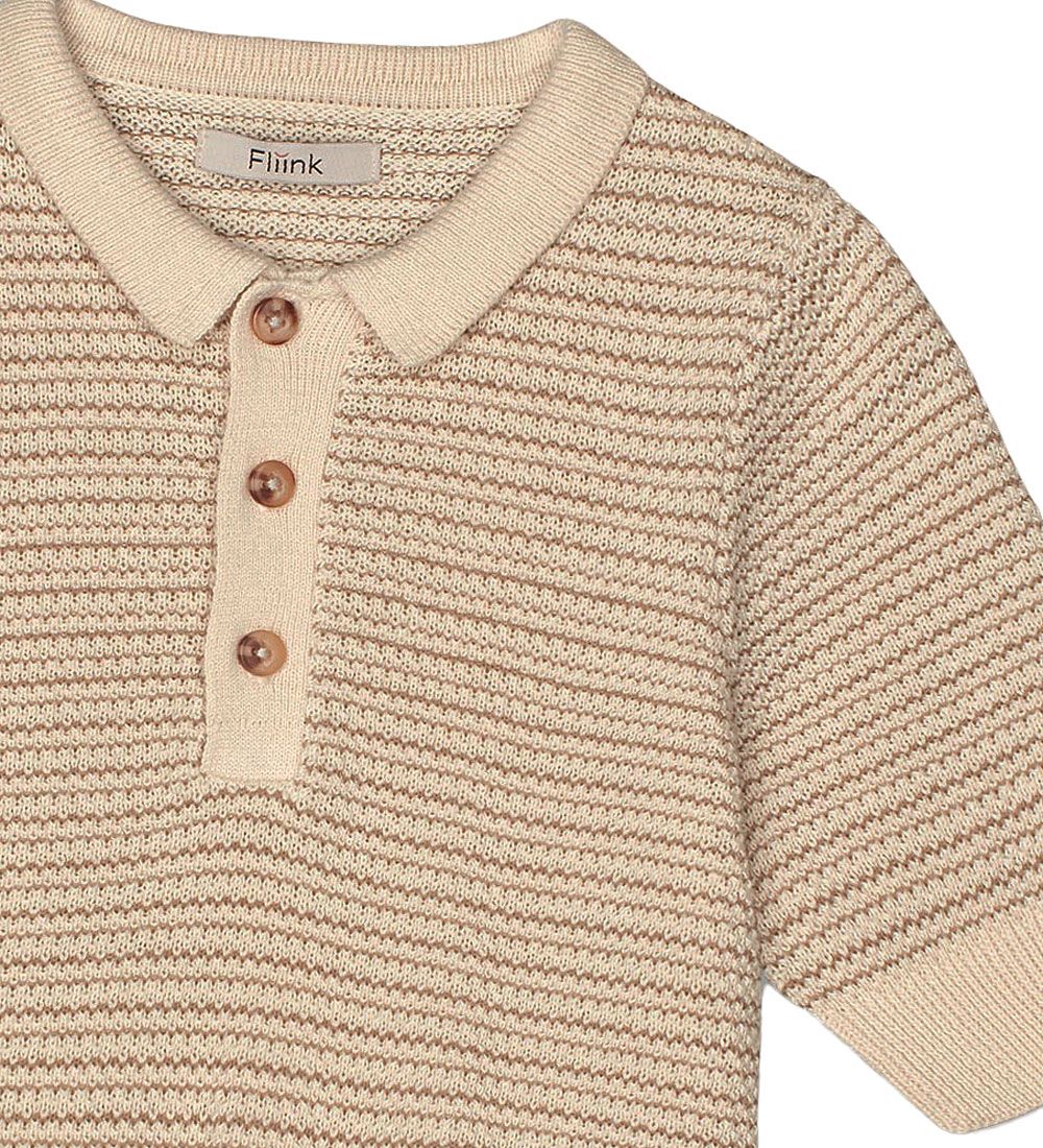 Fliink Polo - Knitted - Untilly - Sandshell