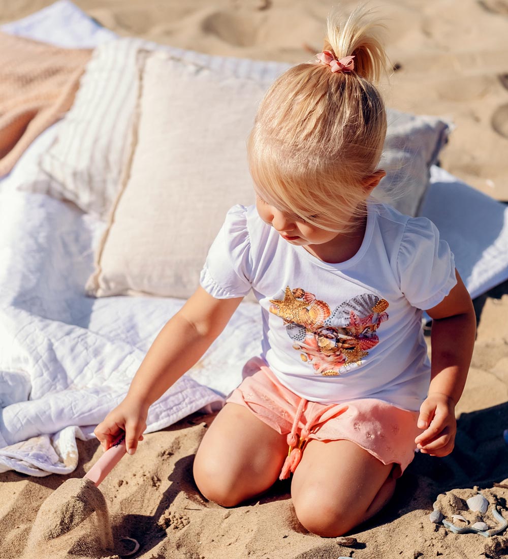 Hust and Claire T-shirt - Ayla - Pink w. Mussels